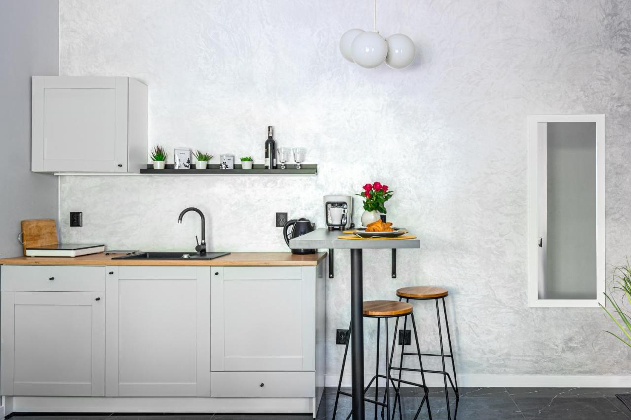 Stylish Studio In The Heart Of The City. Varsó Kültér fotó
